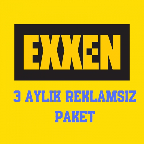  Exxen 3 Aylık Reklamsız Paket Üyelik